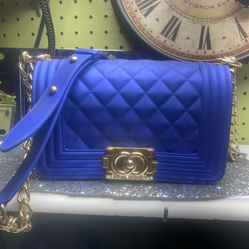 Blue purse